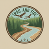 Trail and Tide Logo - Bold Birds